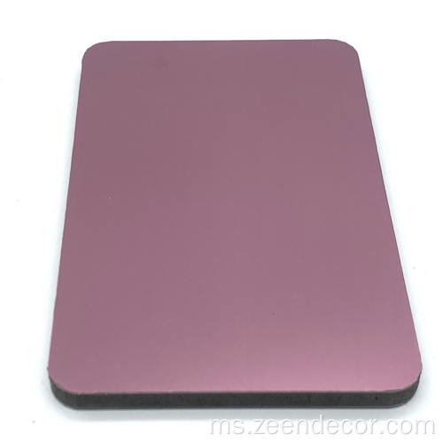 Cermin logam gloss tinggi PVC lembaran dinding busa